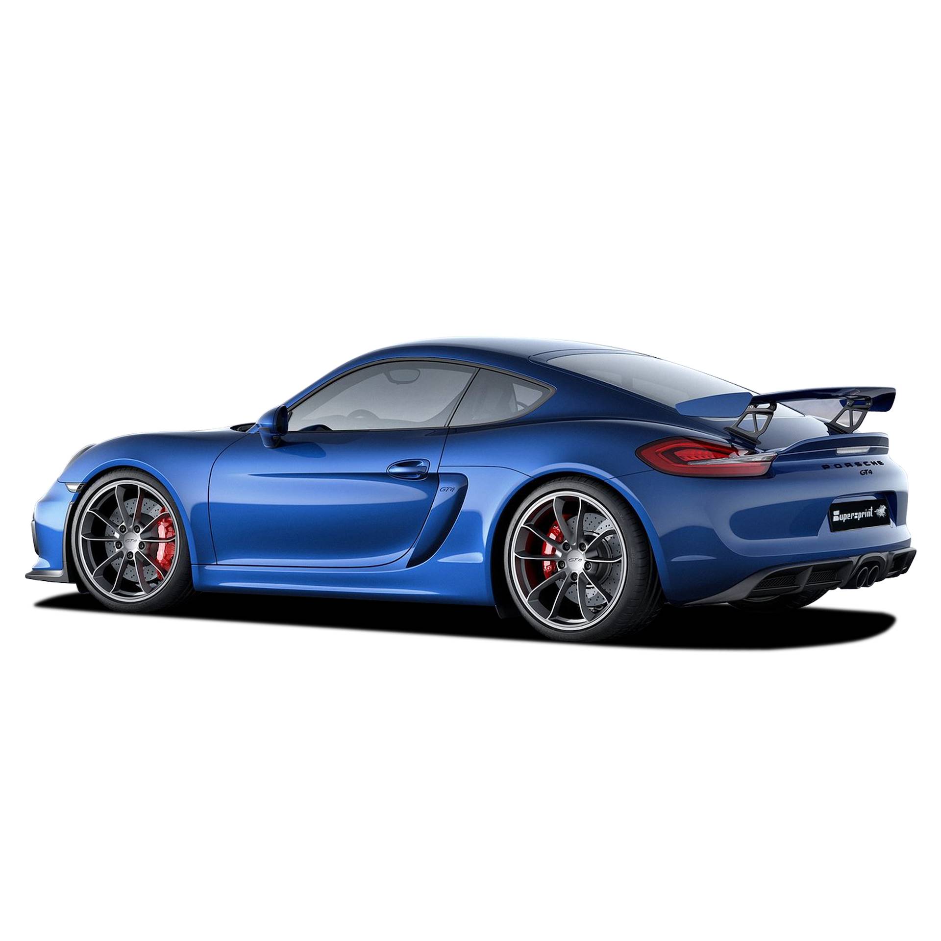 Neue Supersprint Auspuff mit Klappe für PORSCHE 981 CAYMAN GT4 3.8i (385 PS) 2015 -> 2016